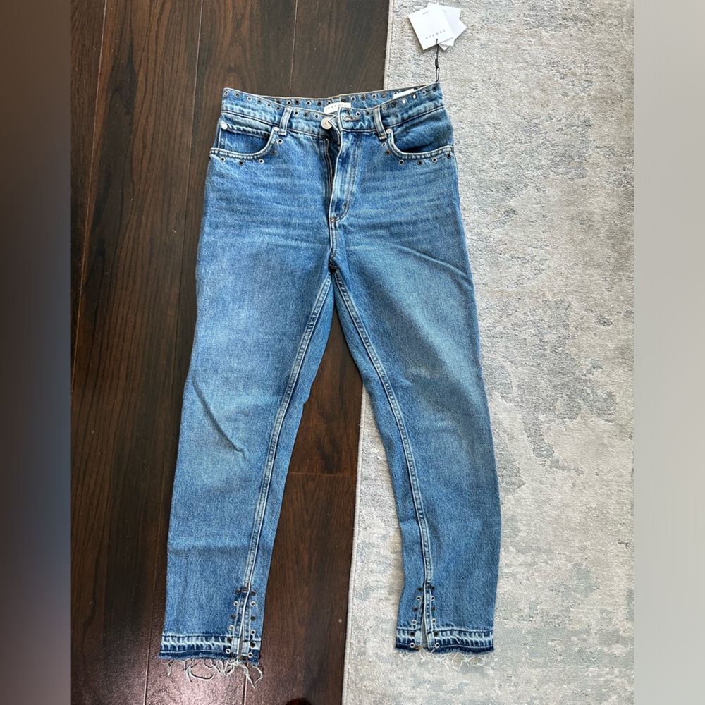 Sandro Blue Straight Leg Jeans